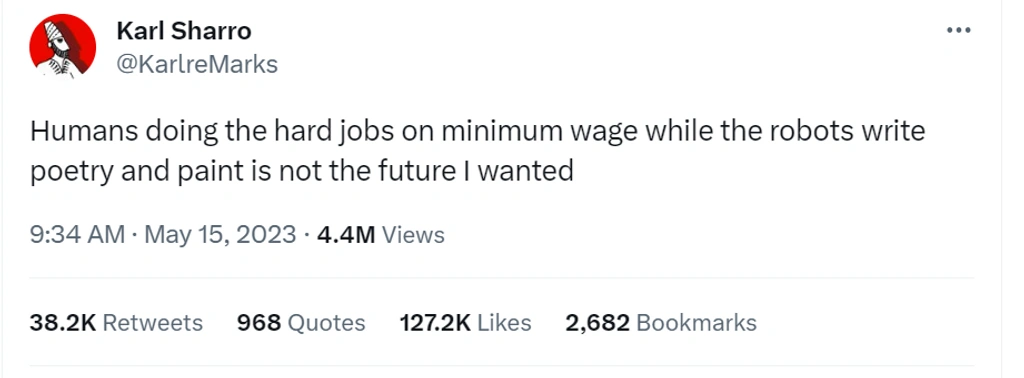 X (FKA Twitter) post
