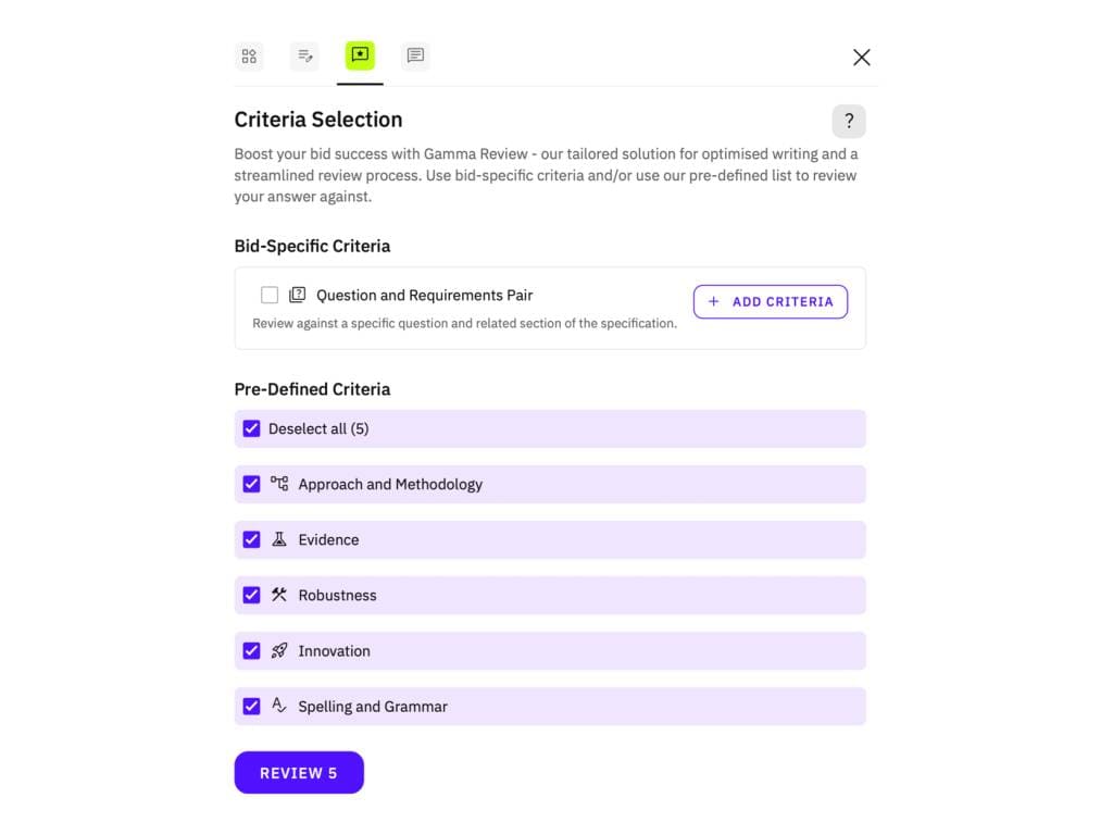 Streamline your feedback process.