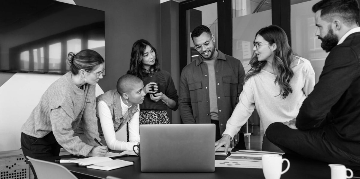 team on a meeting