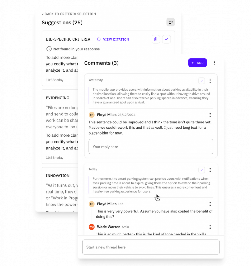 Review with AutogenAI