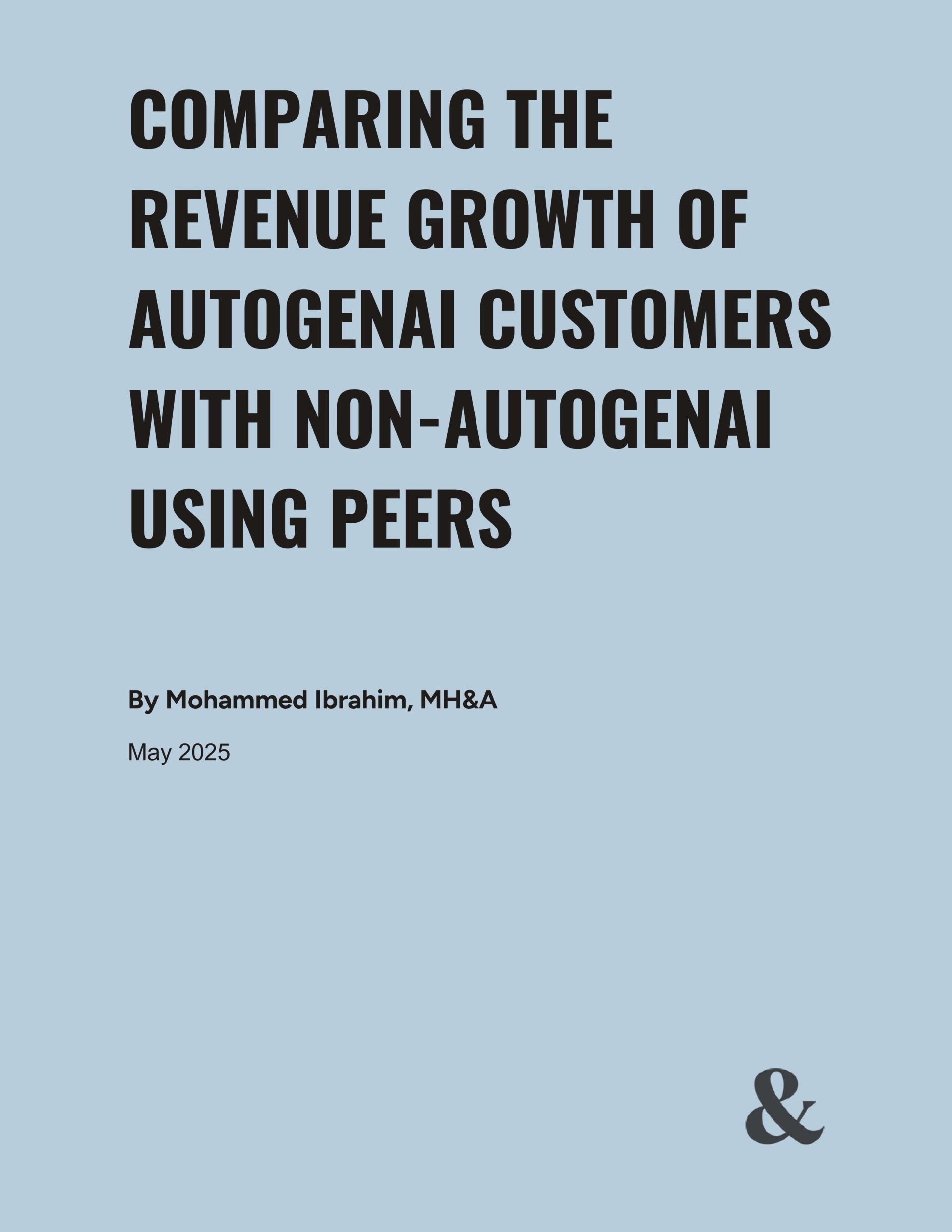 Academic Research: Revenue Comparison AutogenAI vs Non-Users 2025 US